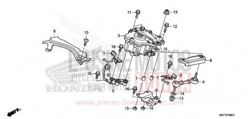 AMORTIS. DIRECTION CBR1000S1J de 2018